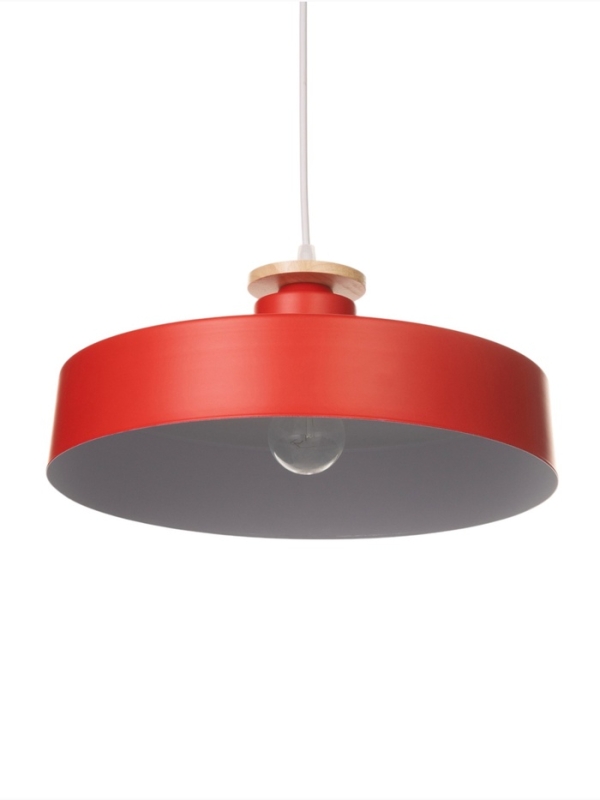 Светильник Timothy 1х40Вт Е27 пр-1м алый 32,5х32,5х12см