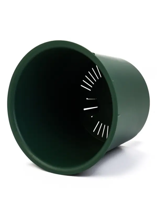 Кашпо со вставкой 7,8 л d28 см h25,5 см МИКРИТ зеленый слайн