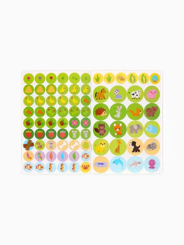 Набор книг с наклейками - кружочками &laquo;Малышарики&raquo;, 4 шт. по 16 стр.