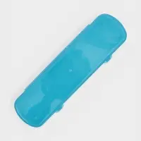 Футляр для зубной щётки и пасты, 21&times;6&times;3 см, голубой