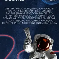 Космическое питание &laquo;Борщ&raquo;, в тюбике, 115 г