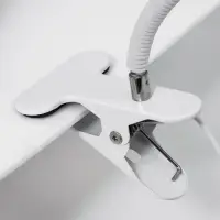 Лампа настольная RISALUX &laquo;Офисный белый&raquo;, светодиодная, на прищепке, от USB, 11&times;7.5&times;60.5 см