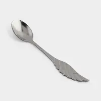 Ложка чайная Magistro Wings, длина 14 см, нержавеющая сталь, цвет серебряный