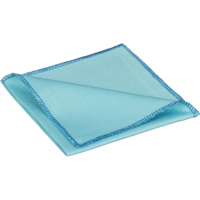 Салфетка хозяйственная стекол и зеркал 30х30см голубая 250г/м2 5шт/уп_СК