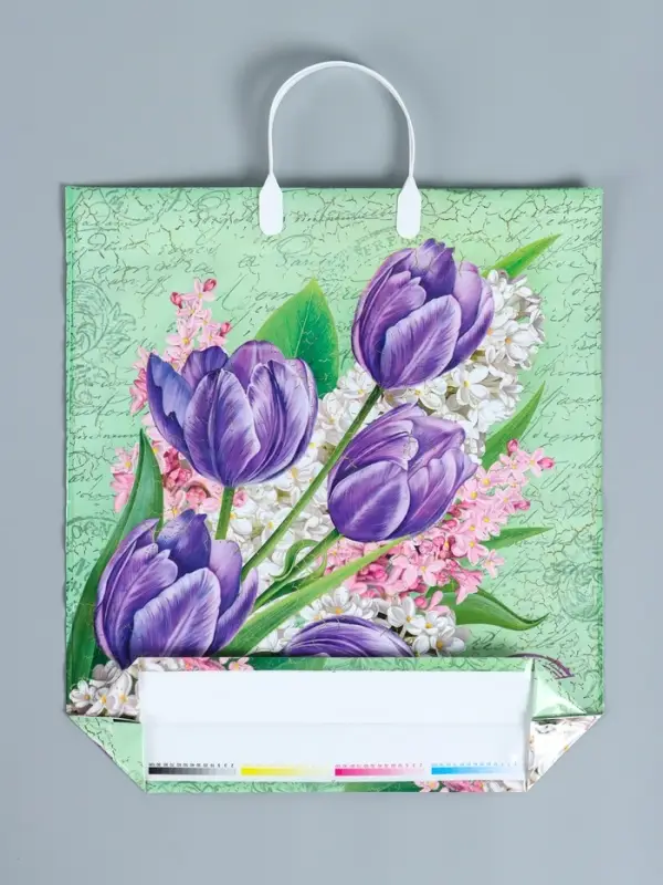 Пакет &laquo;Беатрис&raquo;, полиэтиленовый с пластиковой ручкой, 100 мкм 40&times;44 см