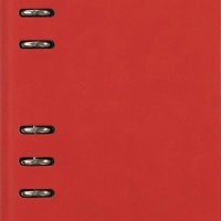 Ежедневник недатированный А5-,132х190мм,120л, FIRENZE красный 3-511/04