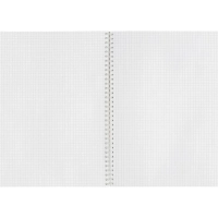 Бизнес-тетрадь А4 60л Attache Персия Фукс/Черн клет, 65г, греб, ВД-лак