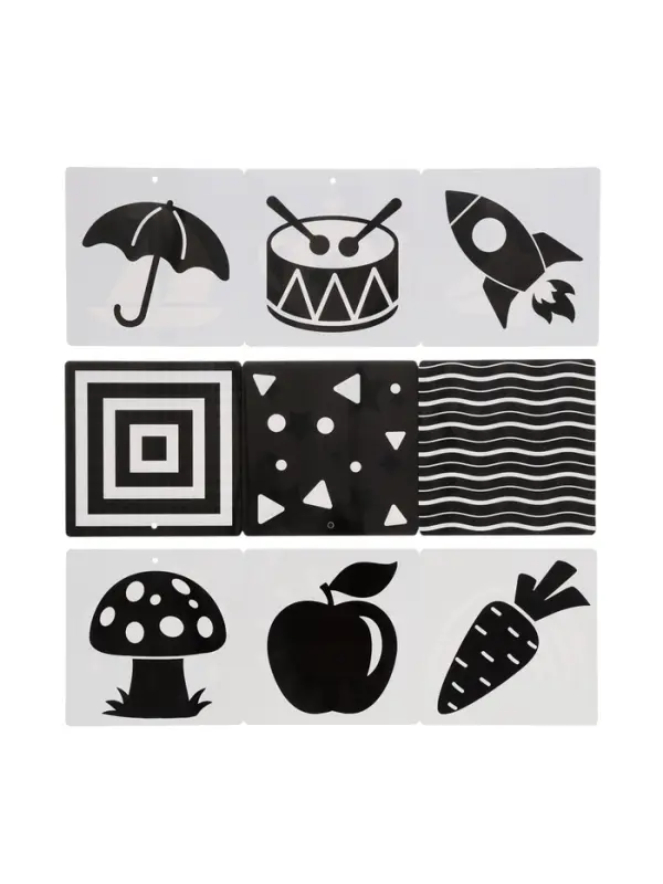 Набор картонных книжек-гармошек Набор картонных книжек-гармошек "Смотри, малыш!", 6 шт.