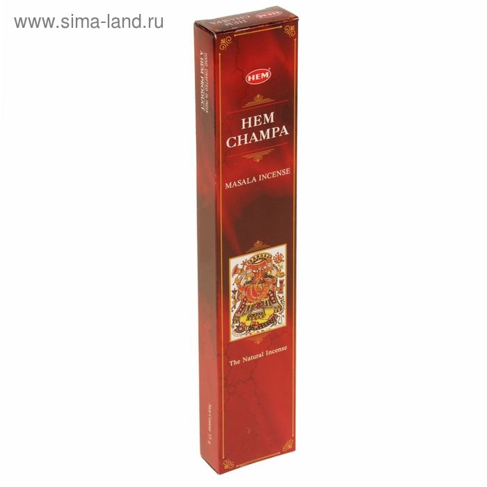 Благовония Благовония "HEM" 10-14 палочек (15 гр.) Масала Чампа