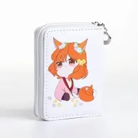 Кошелёк детский на молнии Выбражулька &laquo;Лисичка&raquo;, белый