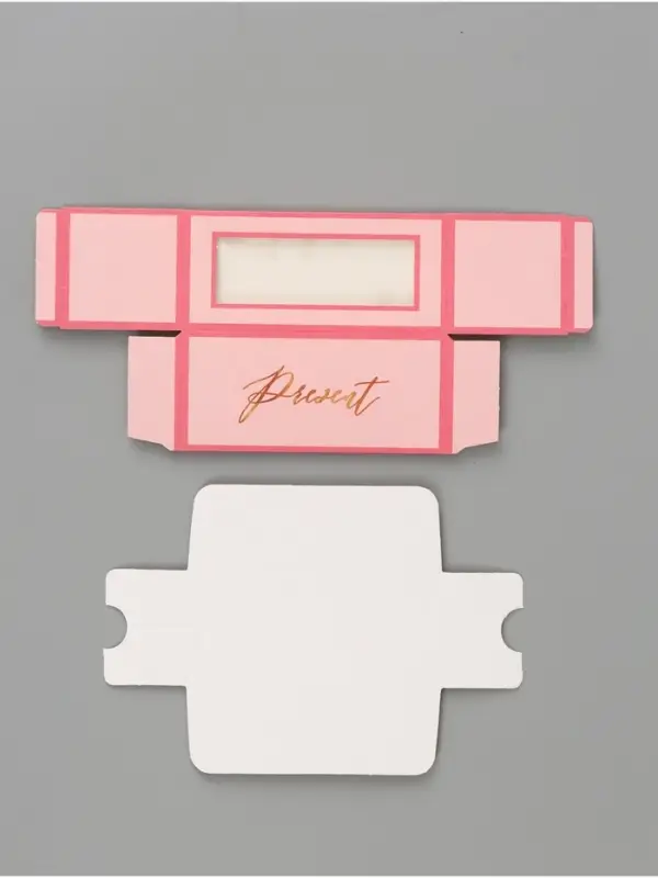 Коробка подарочная с окном &laquo;Подарок&raquo;, 12&times;5.5&times;5.5 см, самосборная