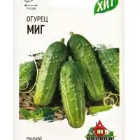 Семена Огурец "Миг", раннеспелый, пчелоопыляемый, 0,3 г серия ХИТ х3 Семена Огурец "Миг", раннеспелый, пчелоопыляемый, 0,3 г серия ХИТ х3