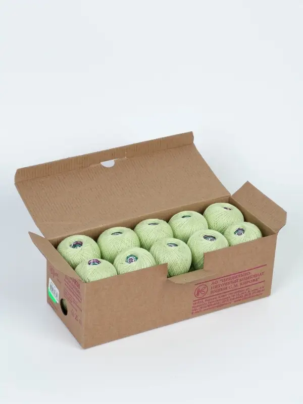 Нитки вязальные "Ирис" 150м/25г 100% мерсеризованный хлопок (4002)