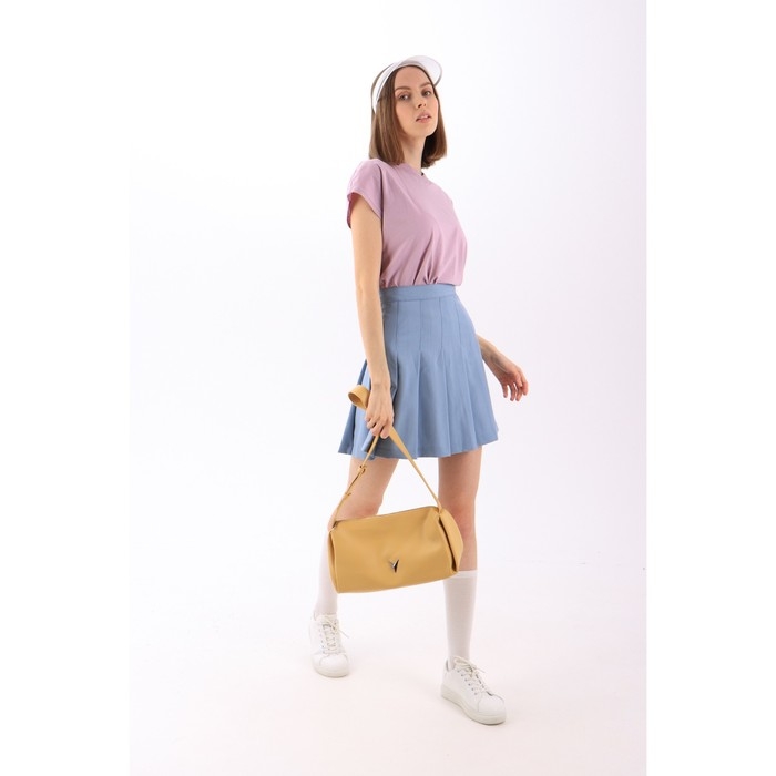 Кросс-боди на молнии, цвет бежевый Кросс-боди на молнии, цвет бежевый