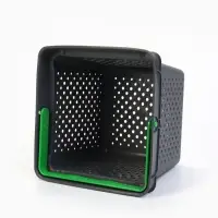 Корзина покупательская пластиковая 10 л, серая