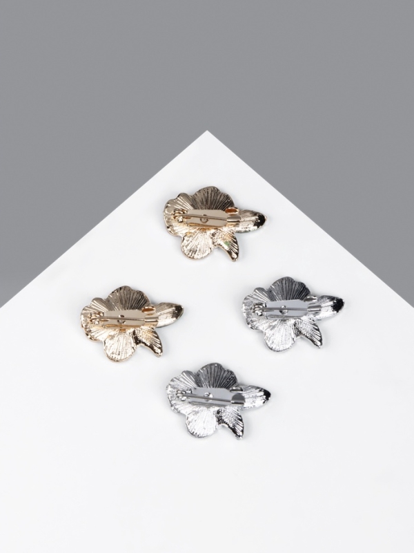 Брошь «Цветок» орхидея, цвет МИКС (неделимая фасовка 12 шт., цена за шт.)