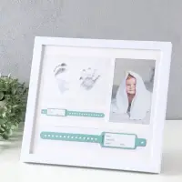 Фоторамка пластик 10х15 см с полимерной глиной "Первое фото" белая 30,8х33,5х2 см Фоторамка пластик 10х15 см с полимерной глиной "Первое фото" белая 30,8х33,5х2 см