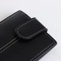 Портмоне мужское на кнопке, чёрное