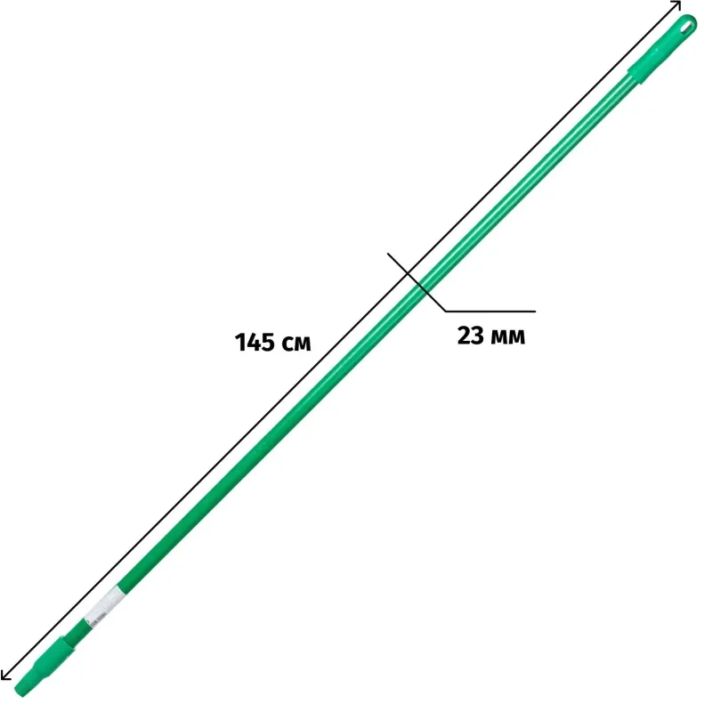 Рукоятка HEVA стекловолокно 1450мм 0,38кг зеленая 169711