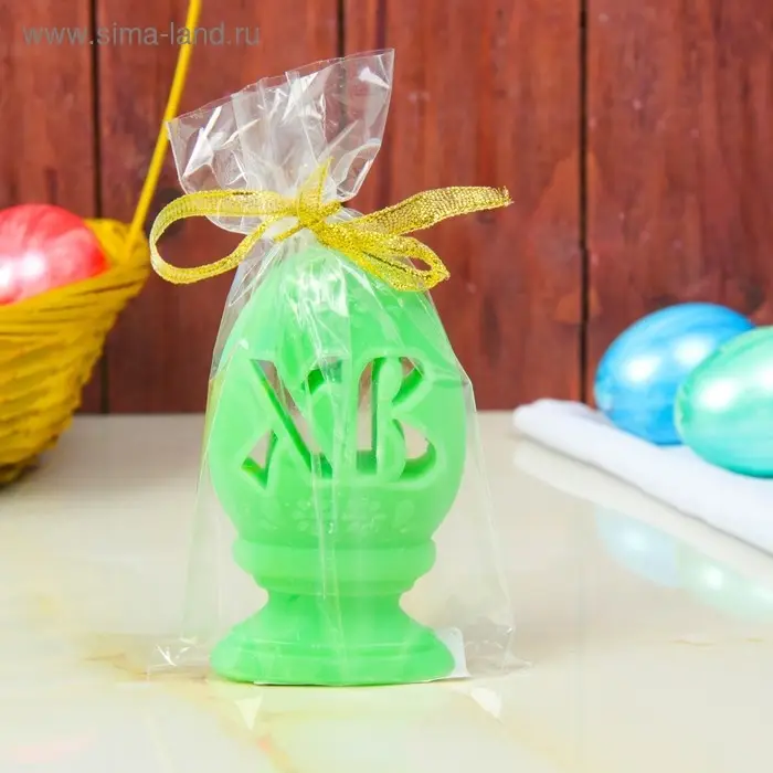 Свеча декоративная &laquo;Яйцо ХВ&raquo;, МИКС