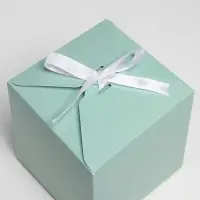 Коробка подарочная складная, упаковка, &laquo;Мята&raquo;, 12 х 12 х 12 см
