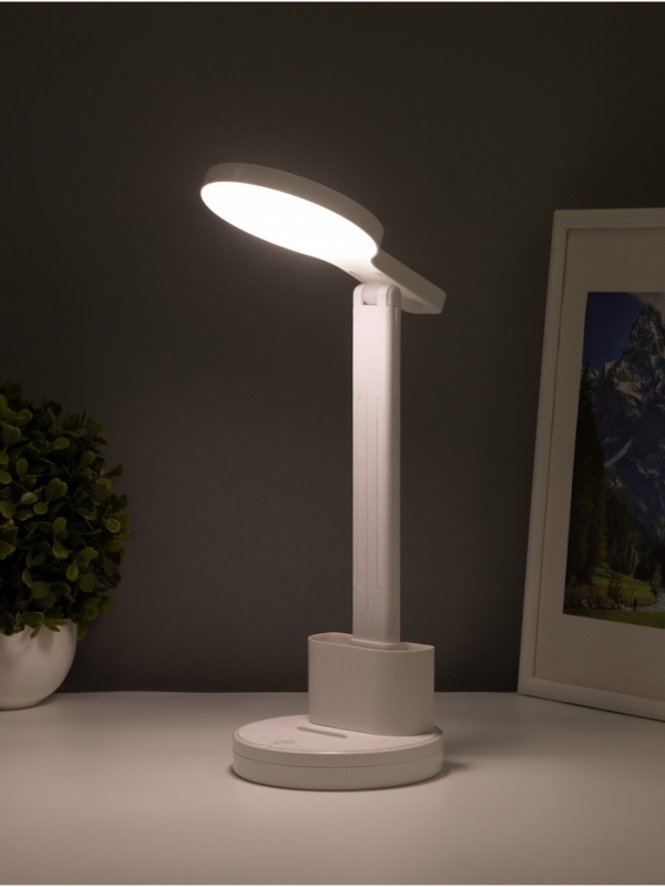 Светильник настольный «Ник» АКБ 800Ма USB Type-C 5Вт LED 3000-6000К сенсор 7х14х45см Светильник настольный «Ник» АКБ 800Ма USB Type-C 5Вт LED 3000-6000К сенсор 7х14х45см