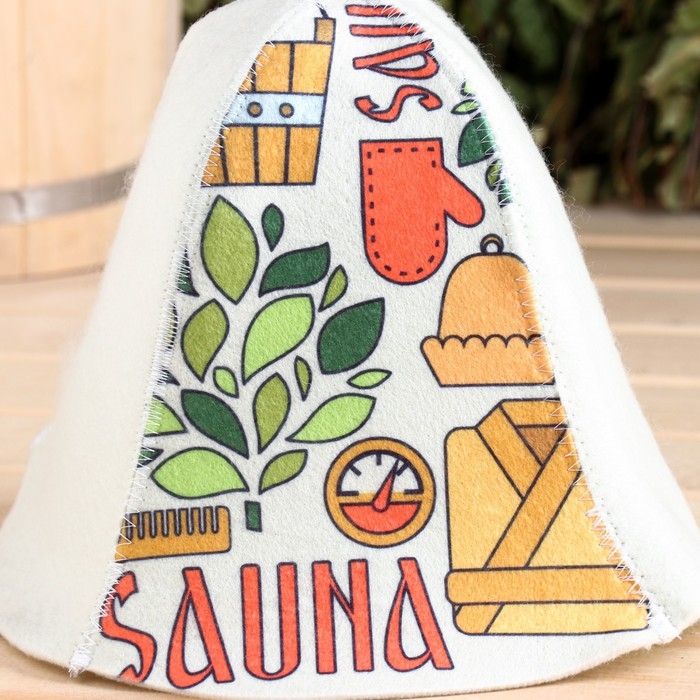 Шапка для бани  Шапка для бани "Sauna"