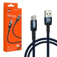 Кабель BX-3 USB на Type-C 1m 2A ISA синий