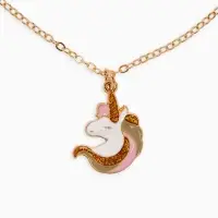Набор детских украшений &laquo;Выбражулька. Единороги&raquo;, 3 предмета: кулон, браслет, кольцо, разноцветный в золоте