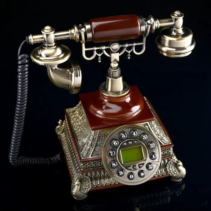 Ретро-телефон &laquo;Алецио&raquo;, громкая связь, 24&times;19 см