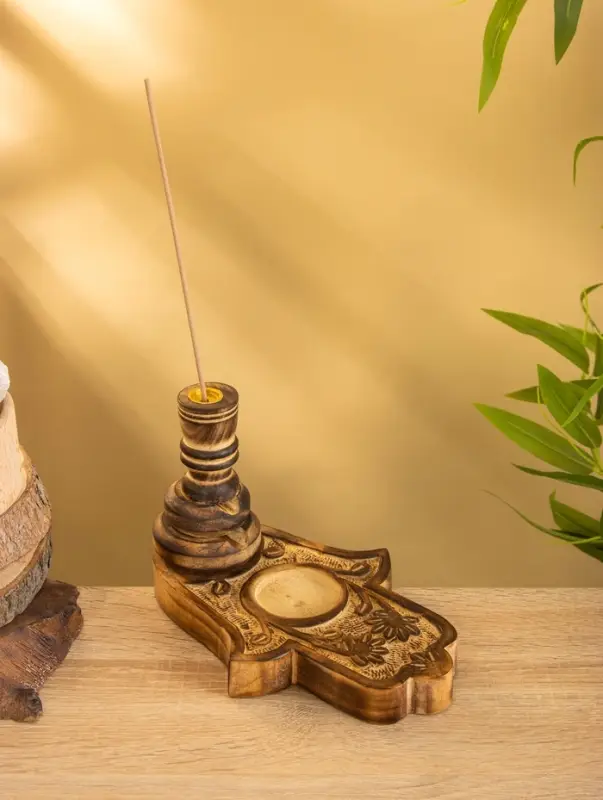 Подставка под благовония «Рука Фатимы», 22 см, дерево Подставка под благовония «Рука Фатимы», 22 см, дерево