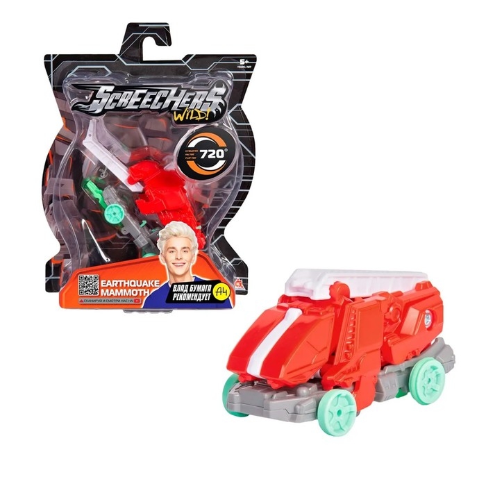 Машинка - трансформер «Ерсквейк Мамонт 720», Дикие Скричеры, Влад А4 Машинка - трансформер «Ерсквейк Мамонт 720», Дикие Скричеры, Влад А4