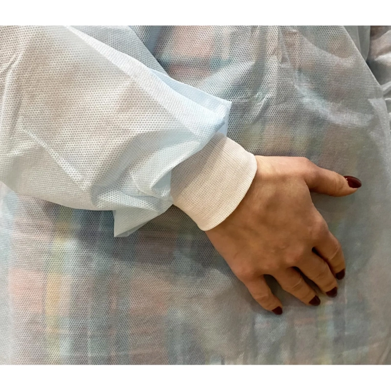 Халат хирург. стер, рук.манж, дл.140 см, р.50-52, пл.40, смс, 1шт