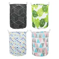 Корзина для белья с ручками тм VETTA Барселона, текстиль, 35х45см, 4 дизайна