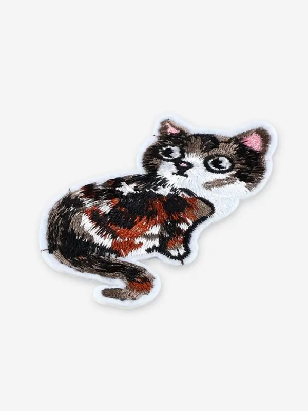 Термоаппликация «Кошка», 9.7×4.5 см, серая Термоаппликация «Кошка», 9.7×4.5 см, серая