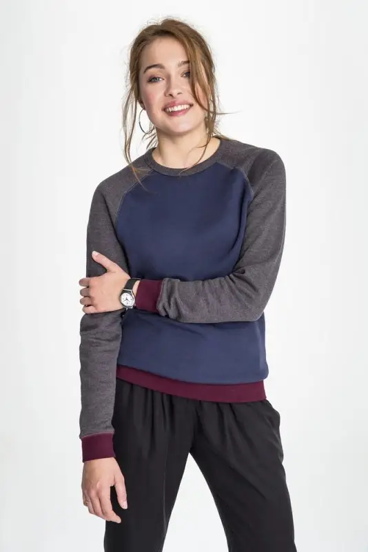 Толстовка унисекс Sandro темно-синий/черный меланж, размер 3XL Толстовка унисекс Sandro темно-синий/черный меланж, размер 3XL