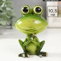 Фигурка полистоун лак &laquo;Лягушонок&raquo;, 7&times;5&times;10.5 см