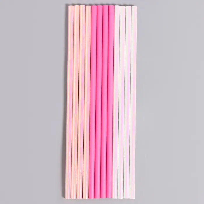 Трубочки бумажные 12 шт «Женственность» Трубочки бумажные 12 шт «Женственность»