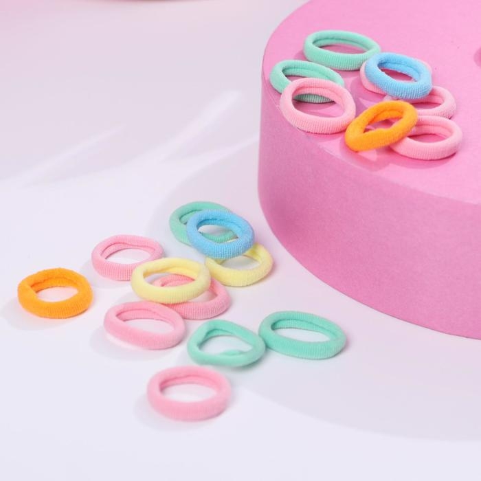 Резинки для волос «Махрушка», лама, 50 шт. Резинки для волос «Махрушка», лама, 50 шт.