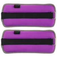 Утяжелители неопреновые ONLYTOP, 2 шт. &times; 0.5 кг, цвет фиолетовый