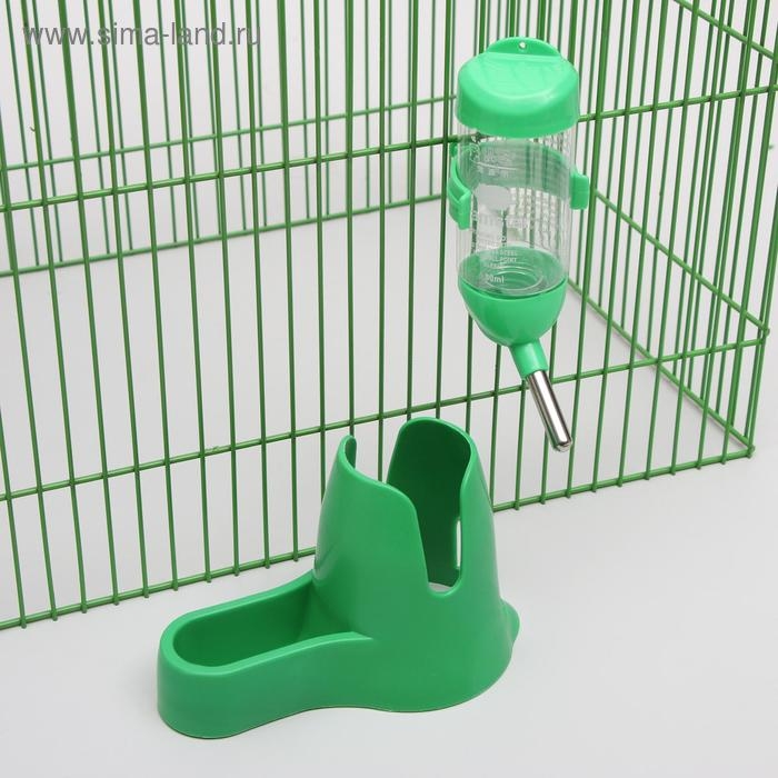 Комплекс для грызунов с кормушкой и поилкой 80 мл, микс цветов Комплекс для грызунов с кормушкой и поилкой 80 мл, микс цветов