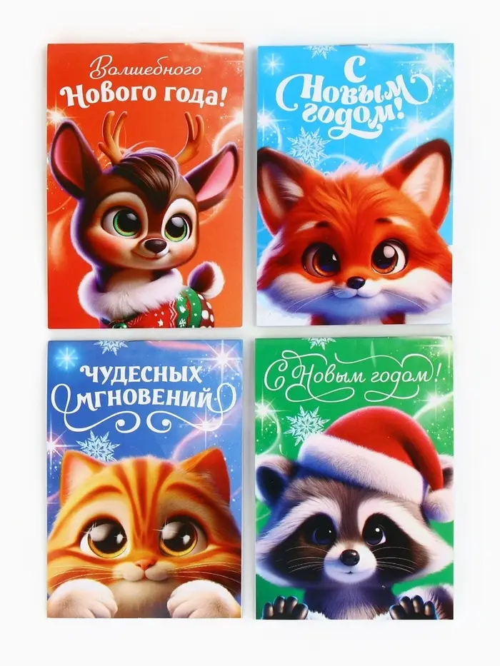 Блокнот А7, 16 л МИКС "Волшебные пушистики" Блокнот А7, 16 л МИКС "Волшебные пушистики"