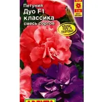 Семена цветов Петуния Дуо F1 классика многоцветковая махровая, смесь сортов (драже), Ц/П,5 шт. 1094 Семена цветов Петуния Дуо F1 классика многоцветковая махровая, смесь сортов (драже), Ц/П,5 шт. 1094