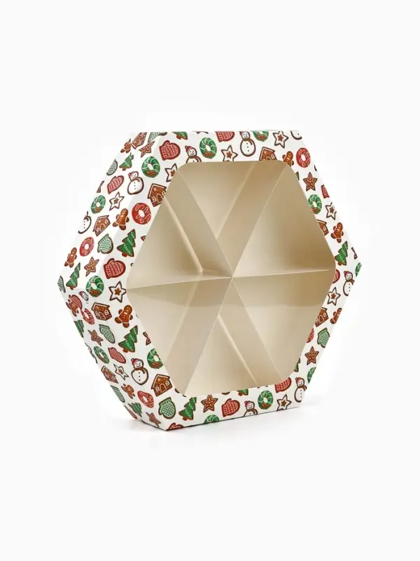 Коробка складная &laquo;С Новым годом!&raquo;, 20&times;23&times;4 см