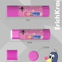 Клей-карандаш, ErichKrause EasyStick &laquo;Простоквашино&raquo;, PVP, 13 г, МИКС