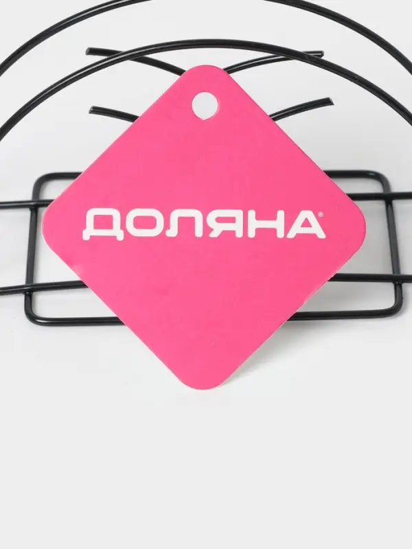 Салфетница Доляна &laquo;Лилия&raquo;, 13.5&times;6&times;7 см, чёрная