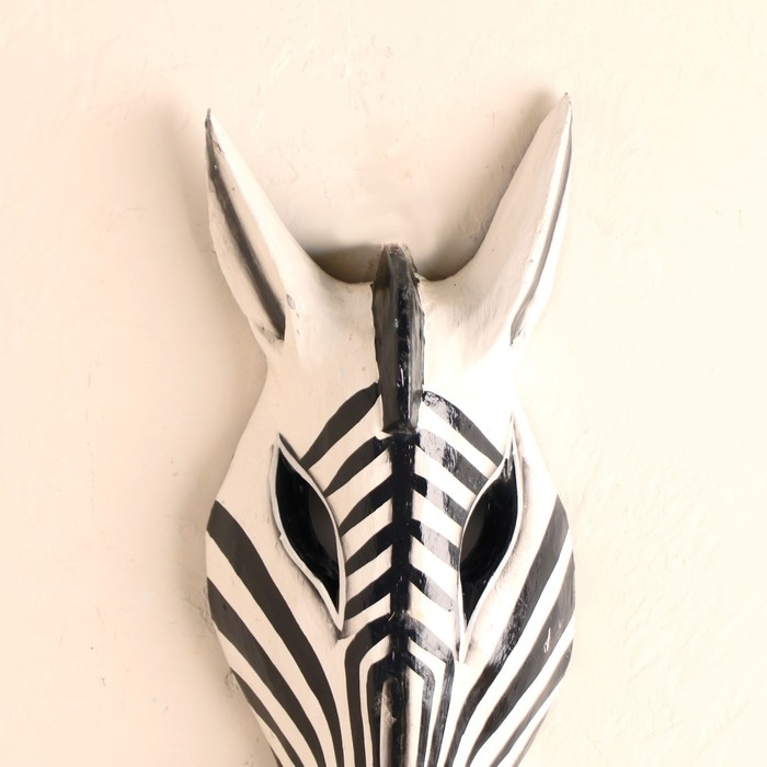 Маска дерево Маска дерево "Зебра" 30х11х4,5 см