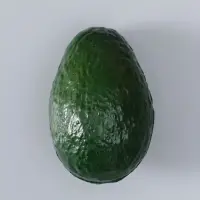 Муляж "Авокадо" 9,5х6 см, зелёный