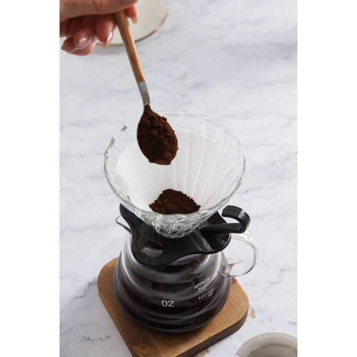 Пуровер стеклянный для заваривания кофе «Арабика», 600 мл Пуровер стеклянный для заваривания кофе «Арабика», 600 мл