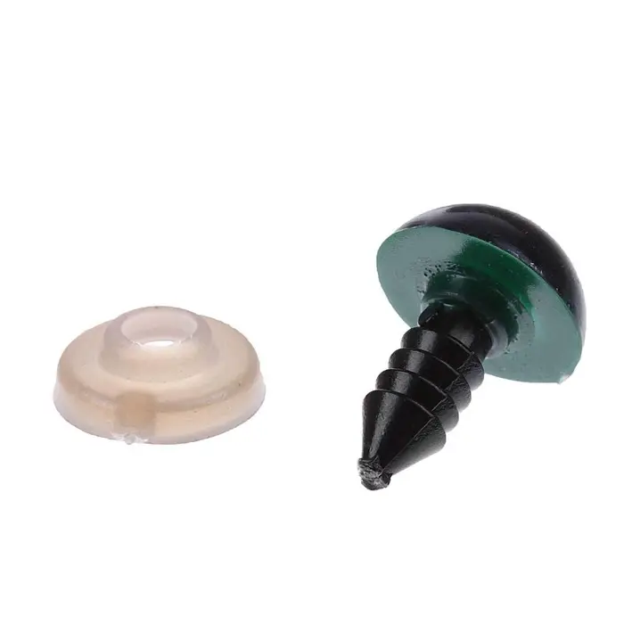 Глаза винтовые с заглушками, полупрозр, набор 4 шт., цвет зелен, разм 1 шт. 1.3×1.3 см Глаза винтовые с заглушками, полупрозр, набор 4 шт., цвет зелен, разм 1 шт. 1.3×1.3 см